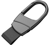 Porte-clés de voiture avec ceinture en métal Nom