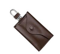 Porte-clés de voiture en cuir à suspendre, pochette ceinture - Portefeuille universel pour clés de voiture