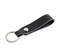 Porte-clés de voiture en cuir - Porte-clés en cuir pour homme et femme - Accessoire élégant et élégant pour la famille, les adultes, les hommes, les femmes, le père, les amis, la mère, le papa, Noir