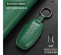 Porte-Clés De Voiture En Métal En Cuir Pour Byd Song Plus Atto 3 Han Ev Tang Dm Qin Seal Doldave,Étui À Télécommande,Porte-Clés,Accessoires - Type A-Green Keychain