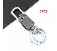 Porte-Clés De Voiture En Métal Multifonctionnel, De Haute Qualité, Cool, Rotatif, Pendentif Couteau Avec Ouvre-Bouteille, Cadeau Pour Hommes-Style1-5pcs