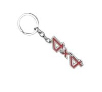 Porte-clés de voiture Métal,pour Honda Toyota Ford ST Audi BMW 4X4 Portable Multifonction Esthétique Durable Porte-clés de voiture Accessoires,Red
