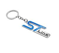 Porte clés de Voiture Porte-clés Accessoires Compatible avec pour Ford St Line Fiesta Focus Mondeo Ecosport Kuga Puma Edge 2024 - métallique - Cadeaux d'amateur de Voiture,S-B
