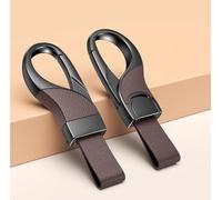 Porte-clés de Voiture pour Audi TT 2015-2019, Porte Clef Voiture Accessoires Replacement Voiture Accessoires Cadeau Homme Femme,Brown- Silver