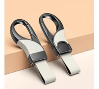 Porte-clés de Voiture pour Audi TT 2015-2019, Porte Clef Voiture Accessoires Replacement Voiture Accessoires Cadeau Homme Femme,Beige-Gun Color