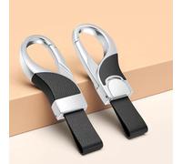Porte-clés de Voiture pour Audi TT 2015-2019, Porte Clef Voiture Accessoires Replacement Voiture Accessoires Cadeau Homme Femme, Black- Silver