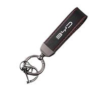 Porte-clés de voiture,pour BYD Atto 3 Act 3 Tang F3 E6 Yuan plus Song plus Portable cuir Multifonction Esthétique Porte-clés de voiture Durable Accessoires,Red