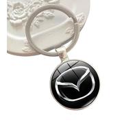Porte-Clés de Voiture pour Mazda CX-70 2025, Auto Porte Clef Clés de Voiture Clé avec Boucle Anti Perte Gifts Accessoire