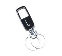 Porte-clés de Voiture pour Véhicule Porte-clés de Voiture pour VW Polo VI 2021-, Auto Porte Clef Clés Porte Clef Voiture Accessoires,Bla-ck