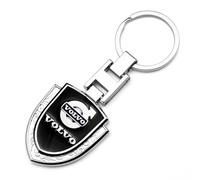 Porte-clés de Voiture pour Volvo C30 C40 C70 EX30 S40 S60 S80 S90 XC40 XC60 XC70 XC90 Rdesign, Porte-clés avec Le Logo pour Voiture Porte Clé Portable Multifonction Voiture Accessoire