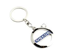 Porte-clés de Voiture pour Volvo C30 C40 C70 EX30 S40 S60 S80 S90 XC40 XC60 XC70 XC90 Rdesign, Porte-clés avec Le Logo pour Voiture Porte Clé Portable Multifonction Voiture Accessoire,Blue