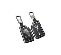 Porte-clés de Voiture pour Volvo R Design S60 V60 S80 XC60 XC90 XC70, Personnalisé Anneaux Porte Clé Accessoire Cadeau Décoration pour Voiture Anneaux Porte Clef,Gun Black