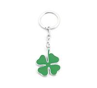 Porte-clés de voiture vert trèfle à quatre feuilles porte-clés porte-clés porte-anneau pour Alfa Romeo 147 156 164 166 159 GT Giulia Giulietta Stelvio accessoires,GreenB-q