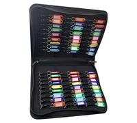 Porte-clés de voyage avec crochet en ABS et indicateurs de couleur pour agents immobiliers et spécialistes d ' affaires