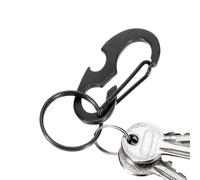 Porte-clés décapsuleur de bière | Décapsuleur portable en forme de D - Porte-clés et porte-clés pour homme Ouvre-bouteille ours sûr compact pratique pour un usage quotidien