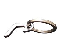 Porte-clés décapsuleur en acier inoxydable - Mini décapsuleur de poche amusant - Décapsuleur de bière - Pendentifs mignons