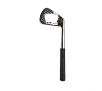 Porte-clés décapsuleur en forme de golf doré 14,5 cm (argenté) | Forme de club de golf réaliste, finition en métal argenté, s'adapte aux porte-clés standard, idéal pour les amateurs de golf