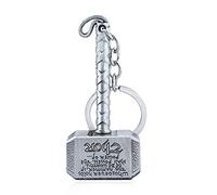 Porte-clés décapsuleur en forme de marteau de Thor - En alliage - Cadeau créatif - Cadeau - Jouet cinéma (C)