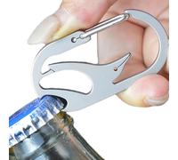 Porte-clés décapsuleur - Porte-clés multifonction en titane | Mousqueton en titane | Mousqueton anti-perte à libération rapide pour homme | Porte-clés robuste pour Bott