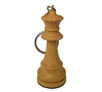 Porte-clés d'échecs en bois Dame (marron)
