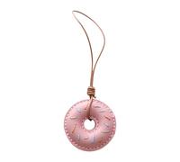 Porte-clés décoratif en cuir PU souple - Fait à la main - Accessoire de sac à dos - Élégant porte-clés en cuir PU, C, Hanging rope