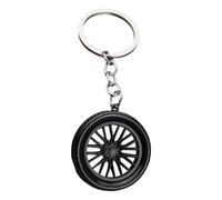 Porte-clés décoratif en forme de petit pneu | Porte-clés pneu de camion avec grande roue pour les amateurs de voitures, sac à dos, décoration de téléphone, sport
