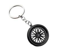 Porte-clés décoratif en forme de pneu | Porte-clés pneu de camion avec grande roue pour les amateurs de voitures, sac à dos, décoration de téléphone, sport