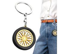 Porte-clés décoratif en forme de pneu | Porte-clés pneu de camion avec grande roue pour les amateurs de voitures, sac à dos, décoration de téléphone, sport