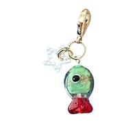 Porte-clés décoratif en forme de poisson coloré avec fermeture sécurisée - Cadeau unique - Pendentif unique en forme de poisson, F, Taille unique