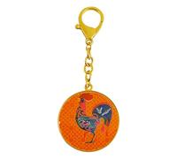 Porte-clés décoratif Feng Shui 2025, Orange, 12*5*5.7cm