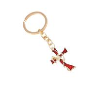 Porte-clés délicat en forme de tête de mort - Accessoire de déclaration - Texture en alliage - Tendance - Convient pour diverses occasions, フリーサイズ