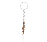 Porte-clés Demon Slayer Tanjiro Épée - Water Breathing Anime Cosplay Katana - Accessoires Anime pour homme et femme, Porte-clés Rengoku Flame Breathing, taille unique