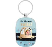 Porte-clés - Derrière la Porte - Les clés de ma rolls - Métal - Epoxy - 4.5 x 6 cm