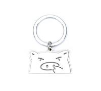Porte-clés design cochon dessin animé, ange gardien et porte-bonheur, cadeau personnalisé, anniversaire, inscription scolaire, merci