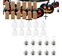 Porte-clés d'Halloween, breloque pour sac d'Halloween 12 pièces | Adorable pendentif accessoire pour jouets pour l'école, fête d'anniversaire, Noël, fête des sacs et sacs à dos