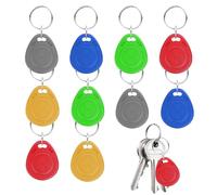 Porte-clés d'identification radiofréquence, étiquette d'accès sans , fréquence ABS 125 kHz, construction étanche, puce en lecture seule, détection rapide, utilisation durable, parfait pour