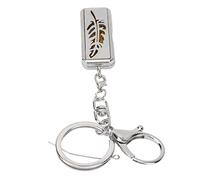 Porte-clés Diffuseur d'huiles Essentielles, Porte-clés Portatif d'huile d'aromathérapie de Mode pour les Filles pour Voyager (G0304)