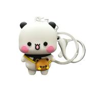 Porte-clés D'ours - Porte-clés Panda | Porte-support De Support Amusant | Llavero Del Oso | De La Llave De La Muñeca Del Oso Panda De La Segja | Porte-clés Avec Figure Animale, 5 Cm, Pour, Un ou deux