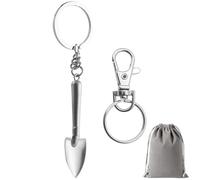 Porte-clés d'outil cadeau pour hommes et femmes - Porte-clés pelle, pendentif mignon de porte-clés d'outils, gadget cool, accessoires de mini-pelle pour le bricolage, cadeau pour père