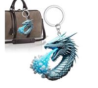 Porte-clés Dragon - Décoration de porte-clés - Pendentif dragon créatif | Voyage scolaire - Rencontres - Décoration de sac à dos pour camarades de classe,