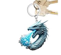 Porte-clés Dragon Funny, Dragon Keychain Decor Pendentif créatif Costeo | Ornement de sac à dos d'épaule souvenir à collectionner pour la famille, les amis