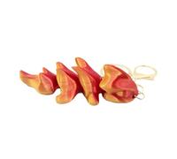 Porte-clés dragon imprimé | Porte-clés dragon coloré | Porte-clés dragon articulé | Porte-clés dragon créatif avec poses flexibles | Ornements imprimés à suspendre | Porte-clés sur le thème du dragon