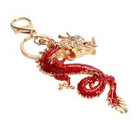 Porte-clés dragon,Porte-clés dragon chinois,Porte-clés dragon en cristal,Porte-clés dragon de sac,Porte-clés dragon en métal,Porte-clés de style chinois