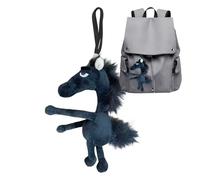 Porte-Clés Du Cheval Du Nouvel An Chinois | Porte-Clés Chinois Mignon Et Doux - Cheval En Peluche | pour Voitures Sacs Vitrine Maison École Bureaux Cafés Librairies Canapés Bibliothèques