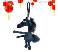 Porte-Clés Du Cheval Du Nouvel An Chinois | Porte-Clés Chinois Mignon Et Doux | Ornement Mascotte Cheval,Pour Maison Lits Canapés Bibliothèques Vitrine Magasin Écoles Bureaux Cafés Vitrines Voitures
