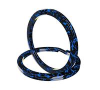 Porte-clés durable avec revêtement résistant aux rayures anodisé de qualité supérieure - Design élégant - Accessoire pour sac à main ou école, bleu azur