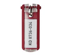 DURABLE Porte-clés Key Clip 195703 rouge 6 pièces