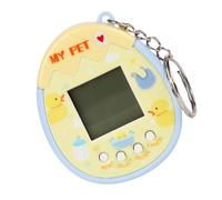 Porte-clés électronique pour animaux de compagnie - Appareil jouet virtuel numérique, mini console de jeu de poche, affichage interactif, batterie longue durée, configuration simple avec int