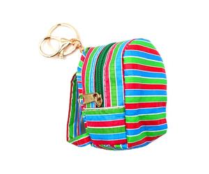 Porte-clés élégant avec pendentif en résille, porte-monnaie, porte-monnaie, 6 sacs à dos