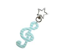 Porte-clés Élégant En Alliage Acrylique De Note De Musique Accessoire Portable Pour Sacs À Pour Événement D'anniversaire Accessoire Porte- Élégant